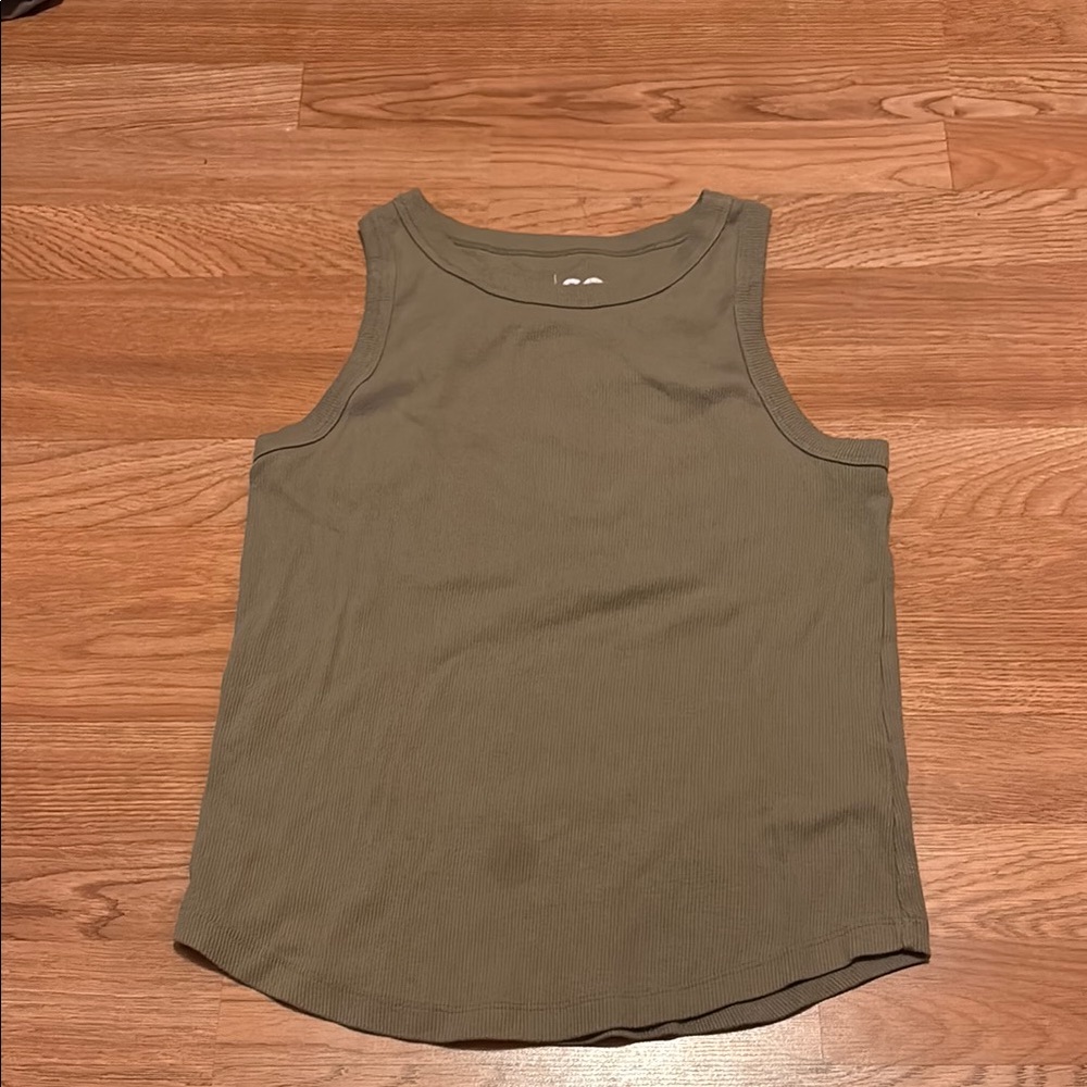 Olive Green Tank Top